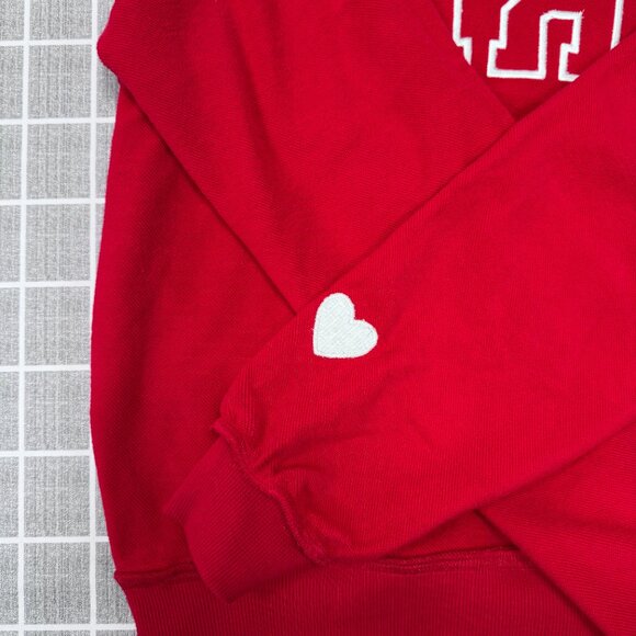 PARKE Valentine’s Day Varsity Mockneck Crimson / Peony 💟💞 - Picture 5 of 8